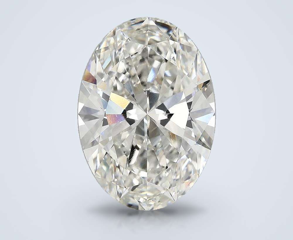 7.92 Carat Oval Lab Diamond