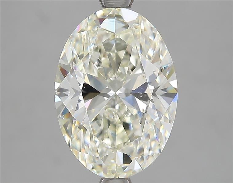 3.23ct K SI1 Rare Carat Ideal Cut Oval Diamond