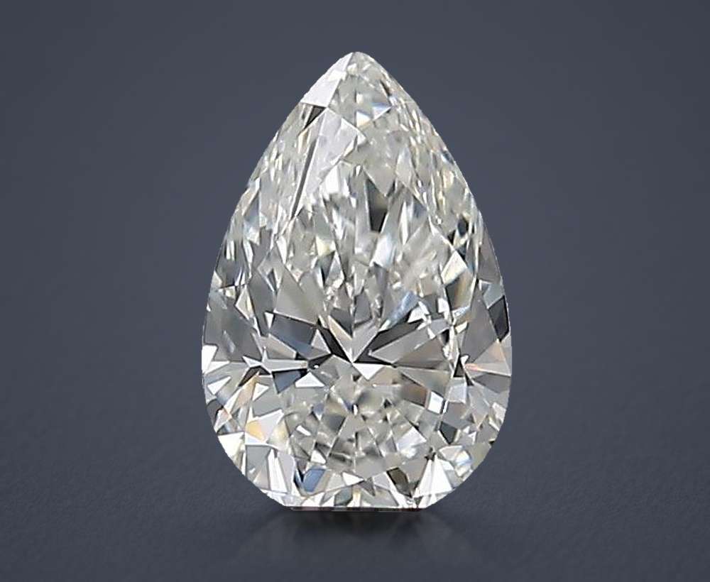 0.80 Carat Pear Natural Diamond
