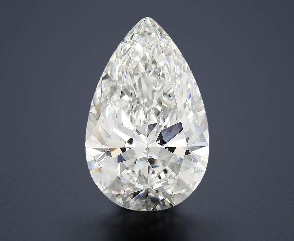 11.61 Carat Pear Lab Diamond