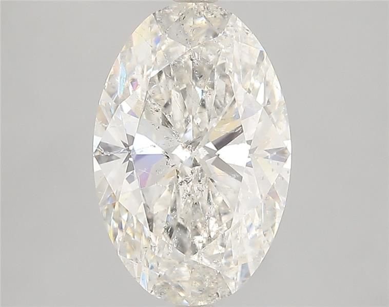 3.28ct G SI2 Rare Carat Ideal Cut Oval Diamond