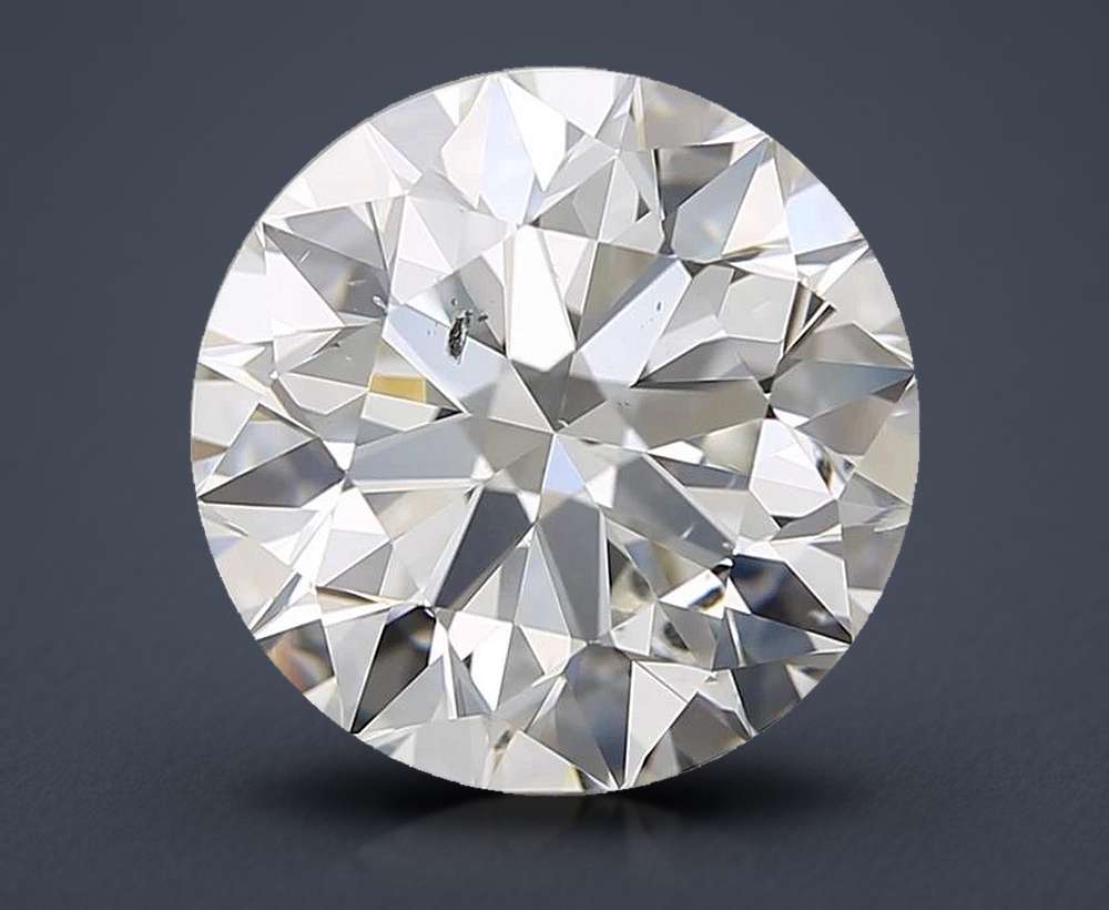 2.50 Carat Round Natural Diamond