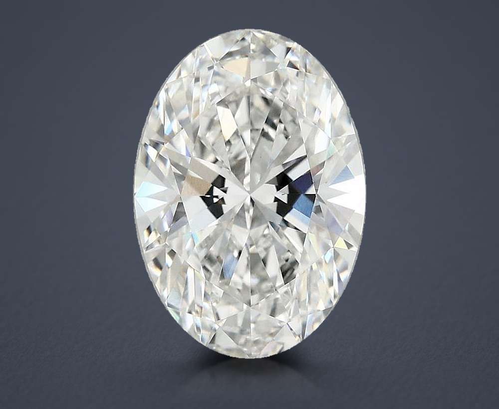 3.97 Carat Oval Lab Diamond