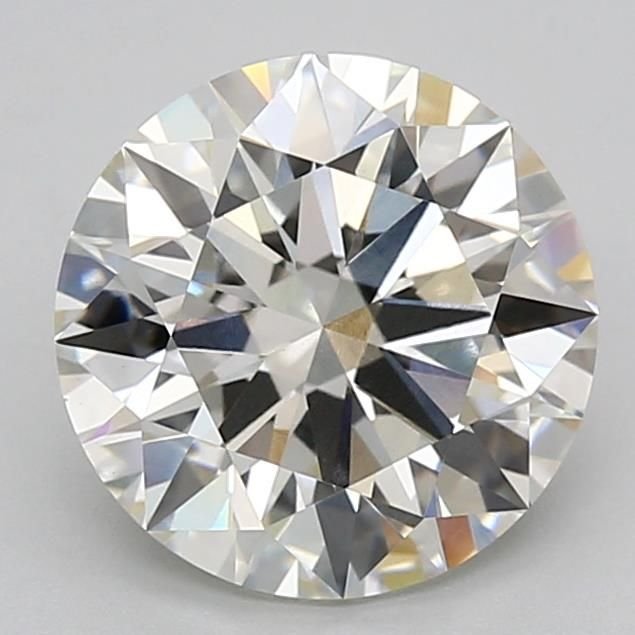 3.08ct H VVS2 Rare Carat Ideal Cut Round Lab Grown Diamond
