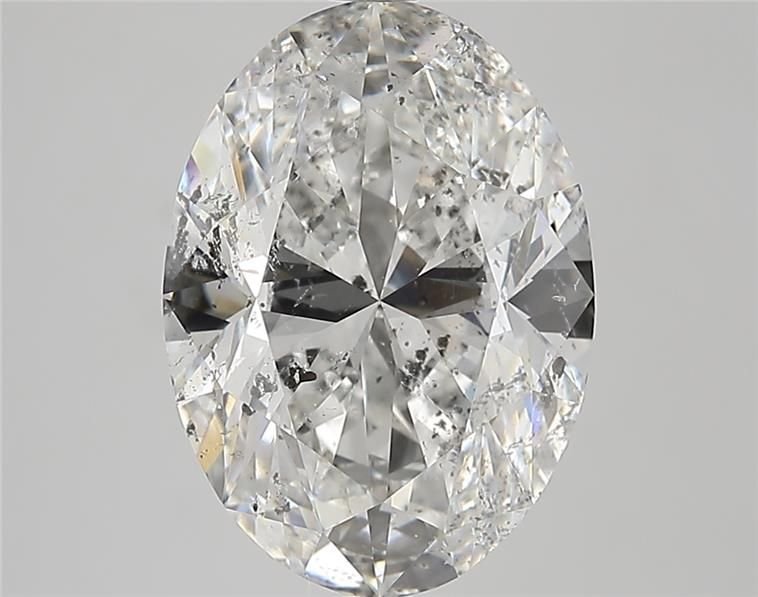 4.02ct F SI2 Rare Carat Ideal Cut Oval Diamond