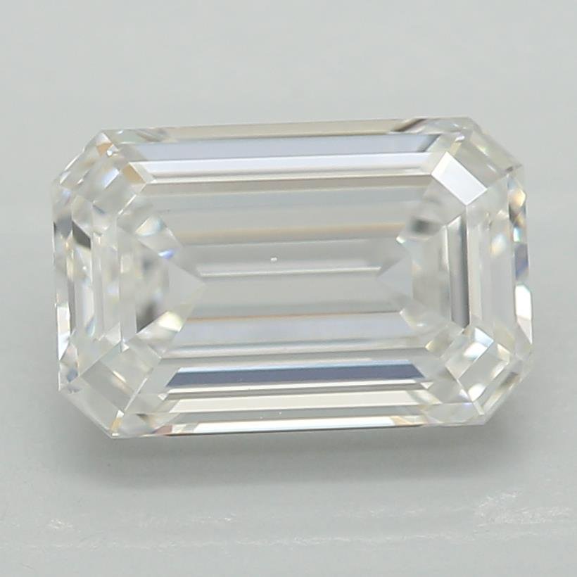 1.08ct E VVS2 Rare Carat Ideal Cut Emerald Lab Grown Diamond