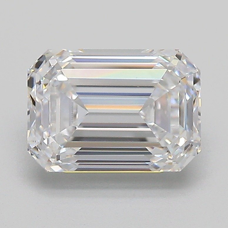 2.07ct D VS1 Very Good Cut Emerald Lab Grown Diamond