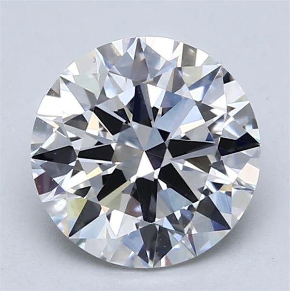 1.99ct D VVS2 Rare Carat Ideal Cut Round Lab Grown Diamond