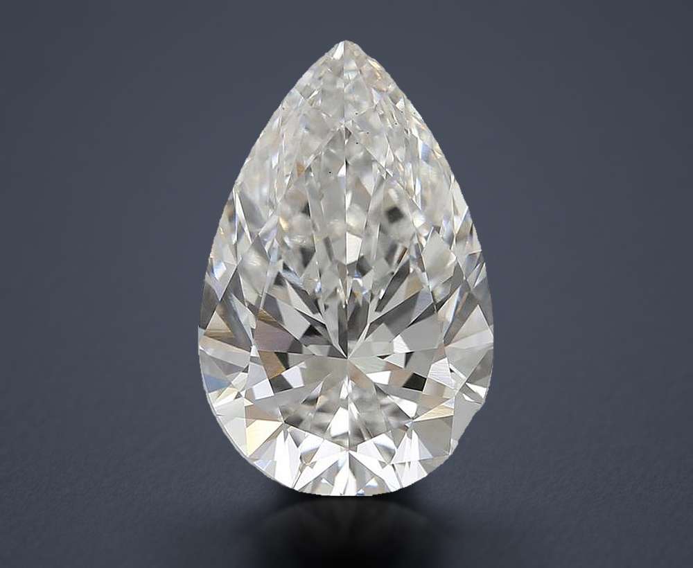 4.28 Carat Pear Lab Diamond