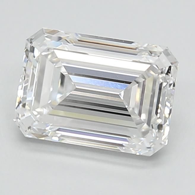 1.70ct E VVS1 Rare Carat Ideal Cut Emerald Lab Grown Diamond