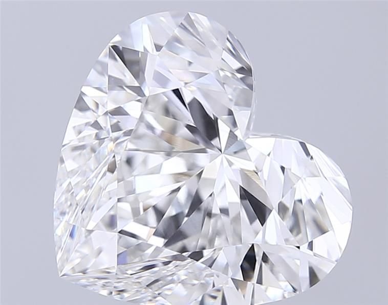8.36ct F VVS2 Rare Carat Ideal Cut Heart Lab Grown Diamond