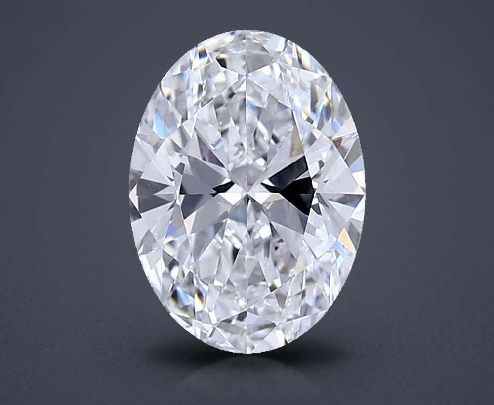 1.61 Carat Oval Lab Diamond