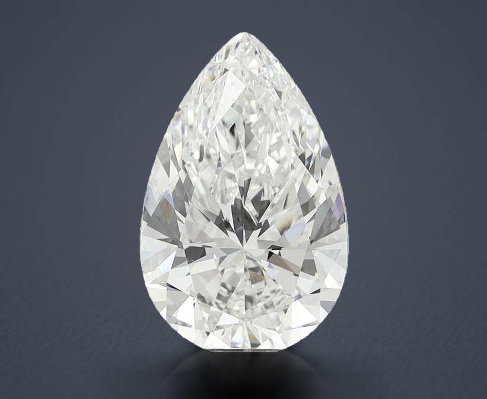 8.49 Carat Pear Lab Diamond