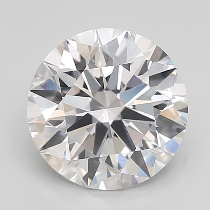 3.03ct E VVS2 Rare Carat Ideal Cut Round Lab Grown Diamond