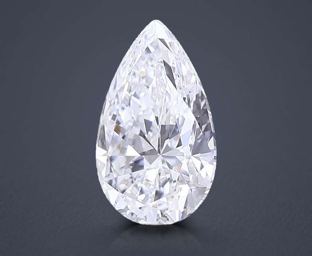 2.00 Carat Pear Lab Diamond