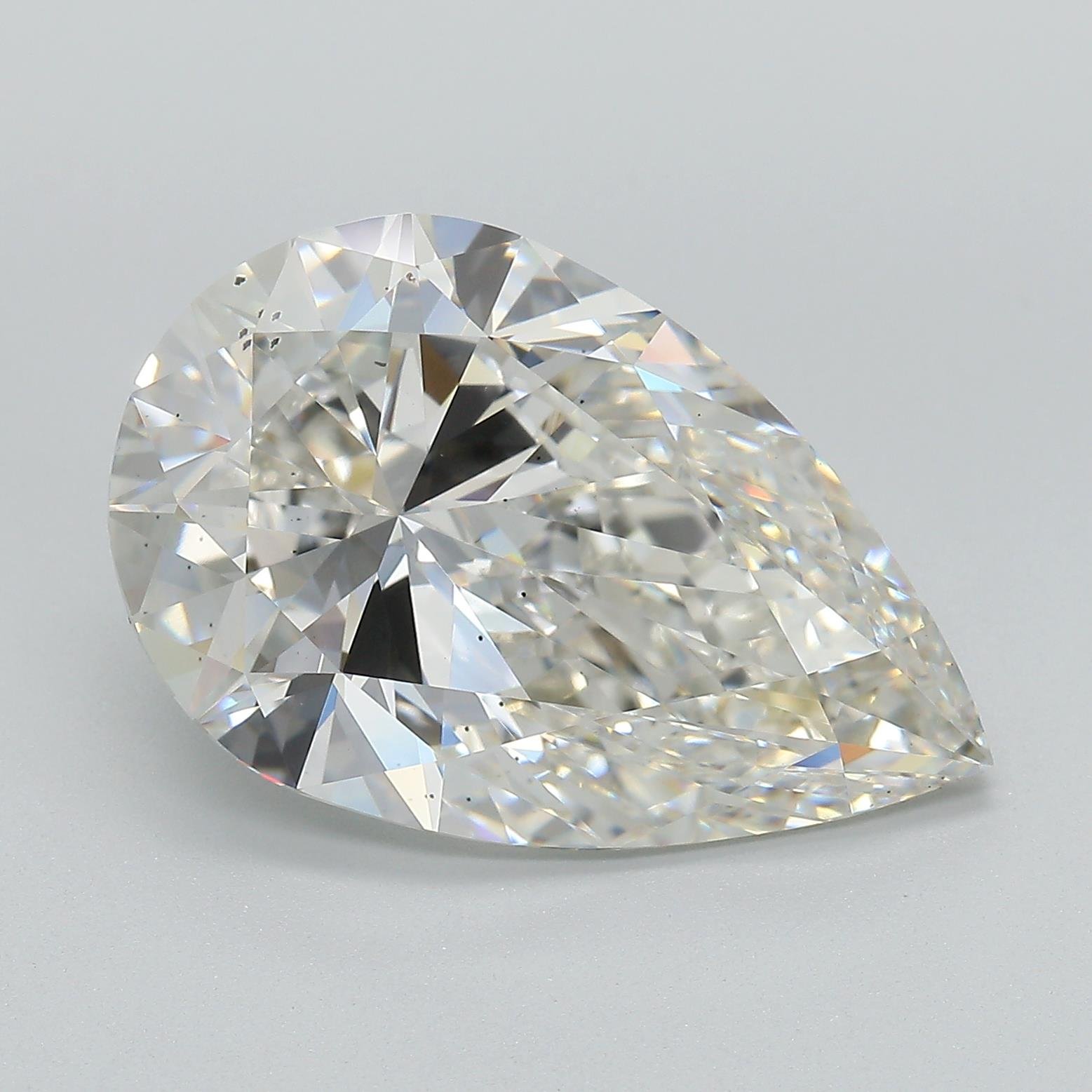 9.41ct G VS2 Rare Carat Ideal Cut Pear Lab Grown Diamond