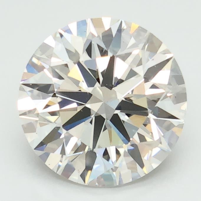 2.80ct F VS1 Rare Carat Ideal Cut Round Lab Grown Diamond