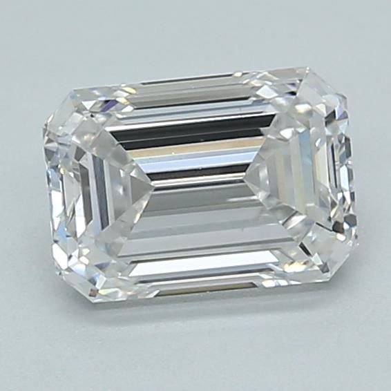 1.07ct E VS1 Rare Carat Ideal Cut Emerald Lab Grown Diamond