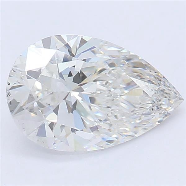 0.70ct F SI1 Rare Carat Ideal Cut Pear Lab Grown Diamond