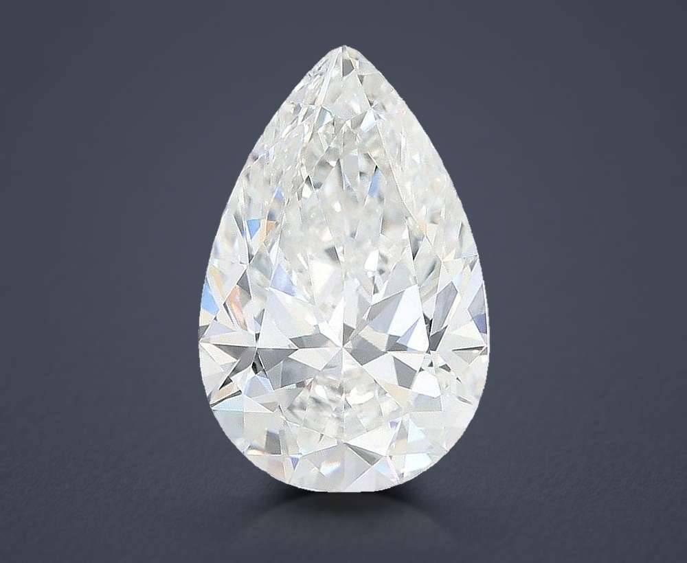 7.05 Carat Pear Lab Diamond