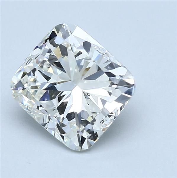 3.01ct J SI1 Very Good Cut Cushion Diamond