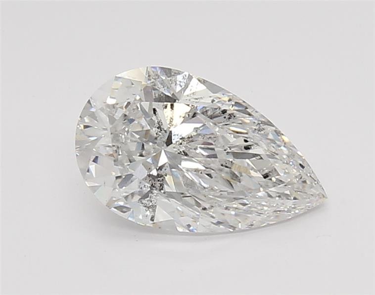 1.53ct F SI2 Rare Carat Ideal Cut Pear Lab Grown Diamond