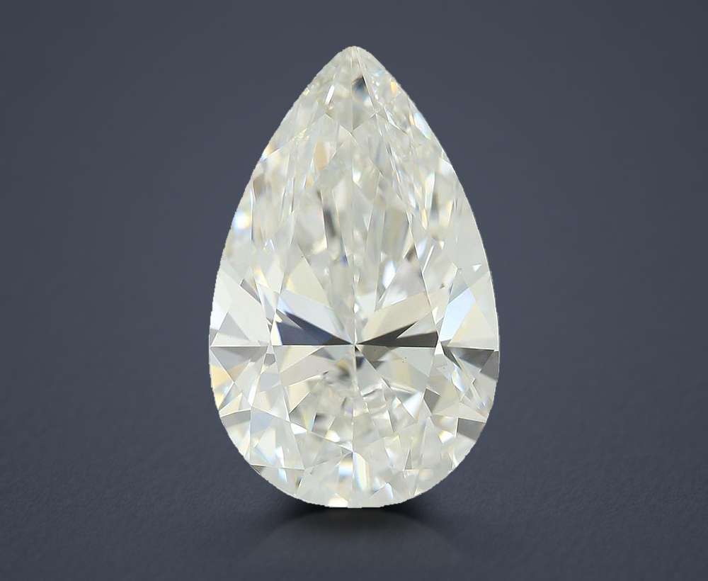 5.52 Carat Pear Lab Diamond