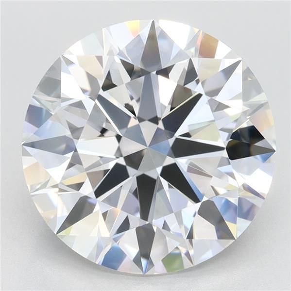 5.15ct E VVS2 Rare Carat Ideal Cut Round Lab Grown Diamond