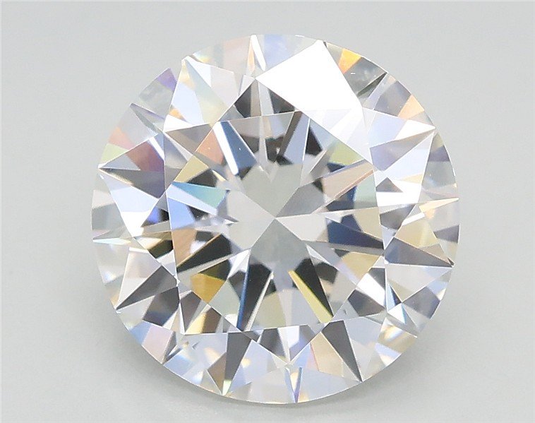 3.00ct F VVS2 Excellent Cut Round Lab Grown Diamond