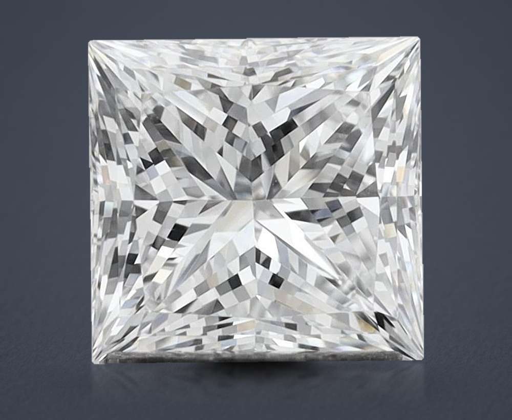 1.71 Carat Princess Natural Diamond