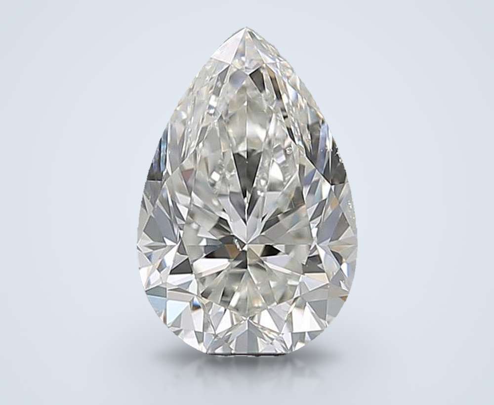 0.90 Carat Pear Natural Diamond