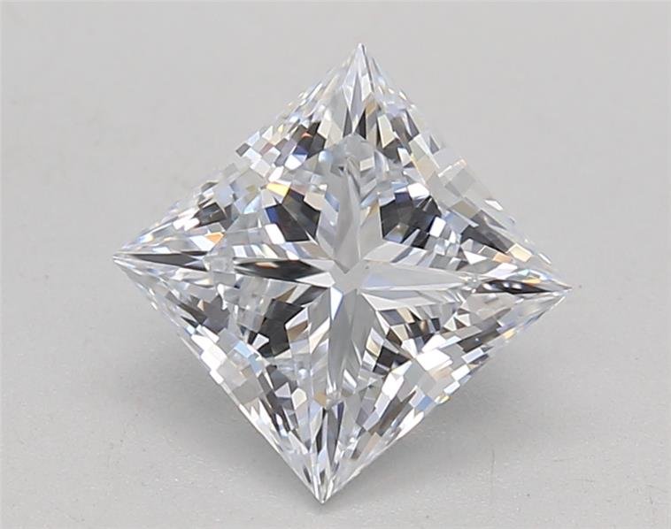 0.88ct F VS1 Rare Carat Ideal Cut Princess Lab Grown Diamond