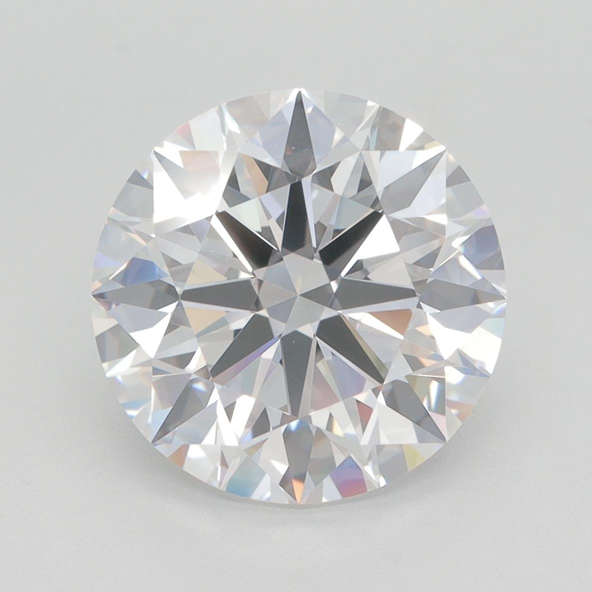 5.02ct E IF Rare Carat Ideal Cut Round Lab Grown Diamond