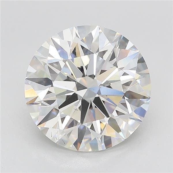 5.05ct F VS2 Rare Carat Ideal Cut Round Lab Grown Diamond