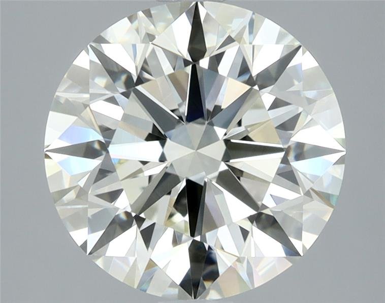 3.02ct J VVS1 Excellent Cut Round Diamond