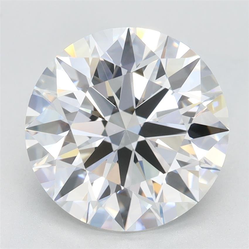 3.15ct E VVS1 Rare Carat Ideal Cut Round Lab Grown Diamond