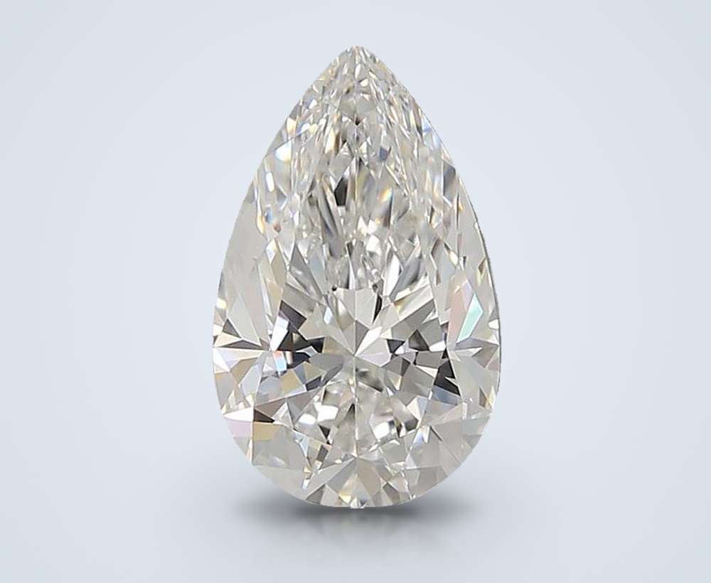 2.52 Carat Pear Lab Diamond