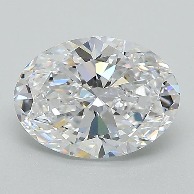 1.50ct D VVS2 Rare Carat Ideal Cut Oval Lab Grown Diamond