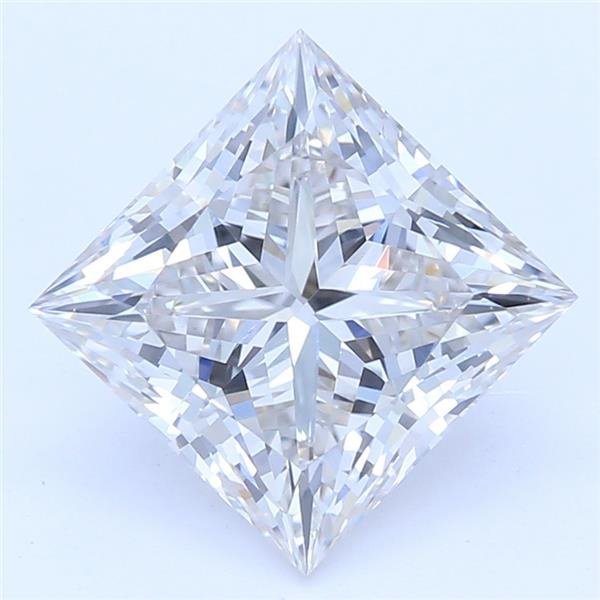 1.70ct H VS2 Rare Carat Ideal Cut Princess Lab Grown Diamond