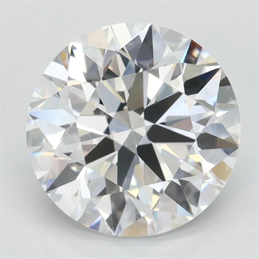 2.57ct D IF Rare Carat Ideal Cut Round Lab Grown Diamond
