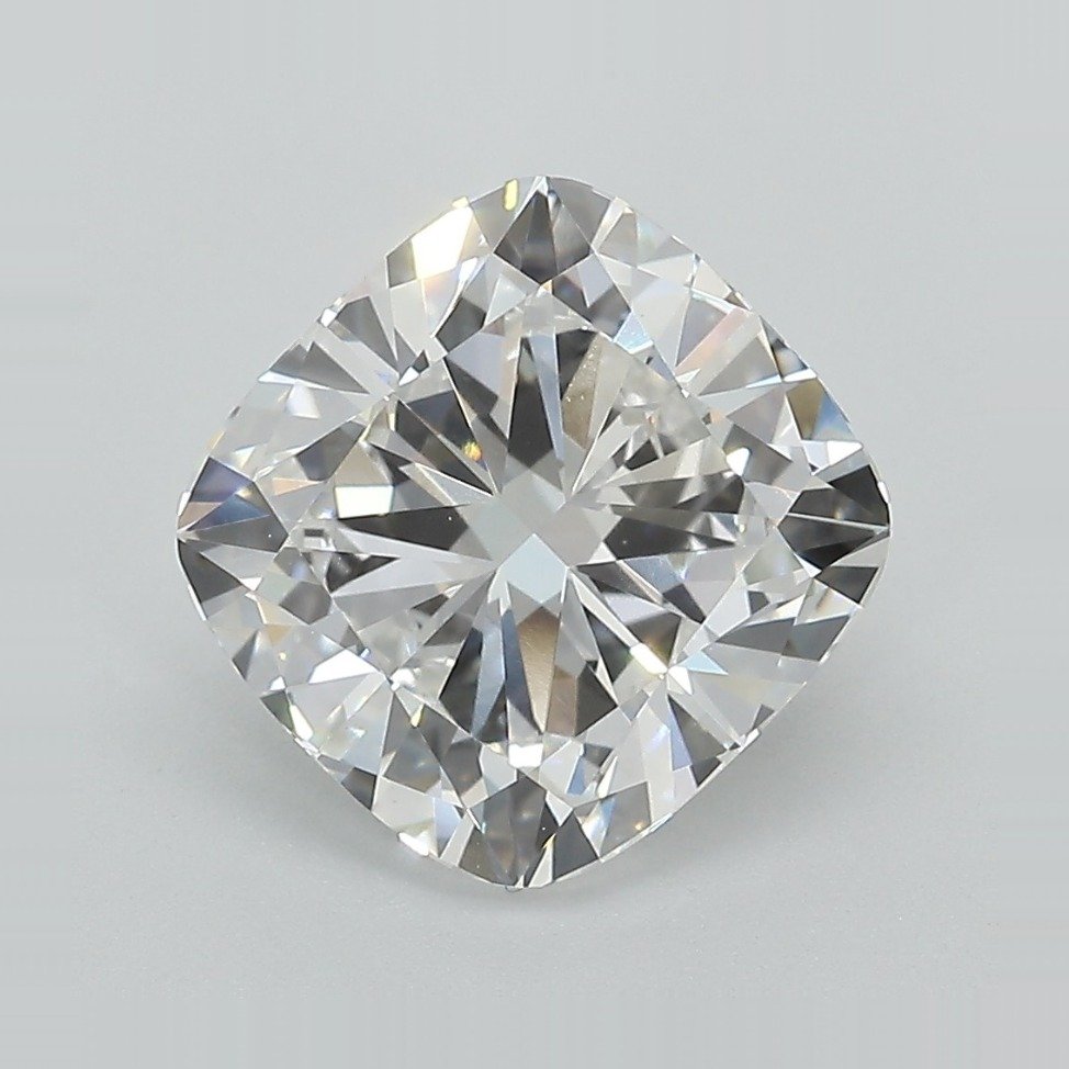 3.78ct E VS1 Rare Carat Ideal Cut Cushion Lab Grown Diamond