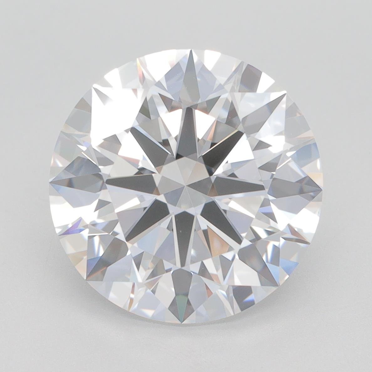 5.65ct D VVS1 Rare Carat Ideal Cut Round Lab Grown Diamond