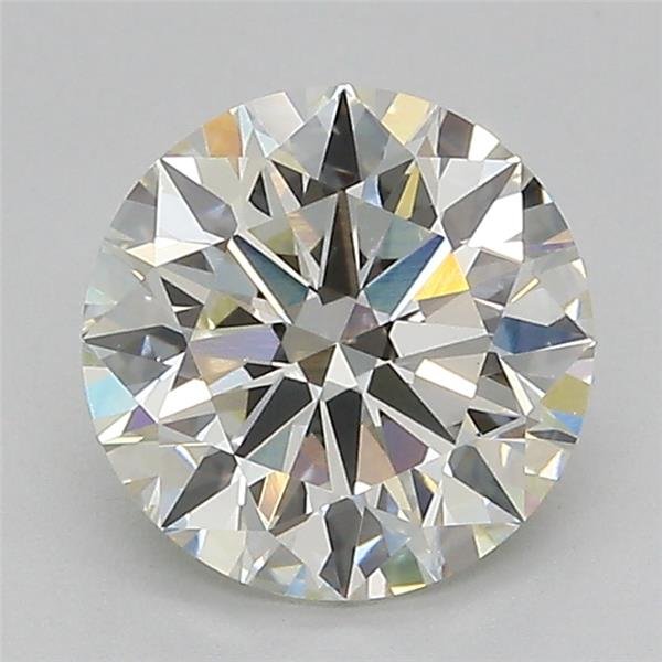 2.06ct J VS1 Rare Carat Ideal Cut Round Lab Grown Diamond