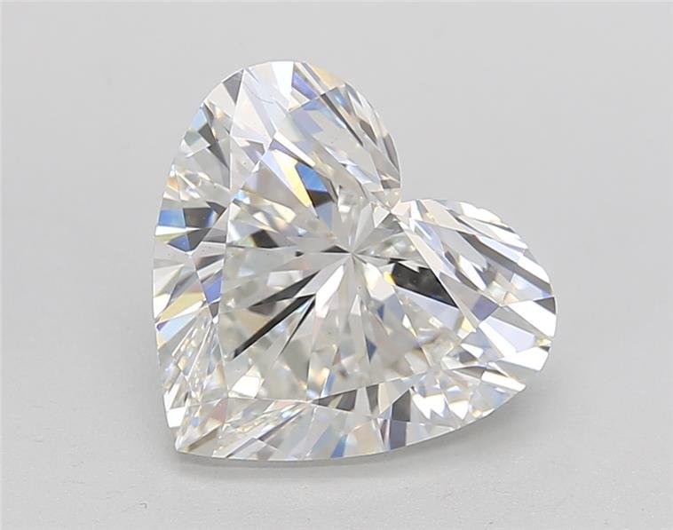 3.20ct H VS1 Rare Carat Ideal Cut Heart Lab Grown Diamond