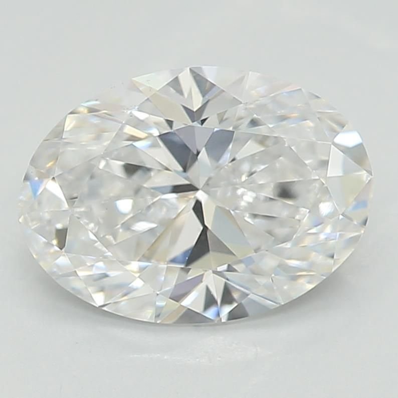 0.94ct D VS1 Rare Carat Ideal Cut Oval Lab Grown Diamond