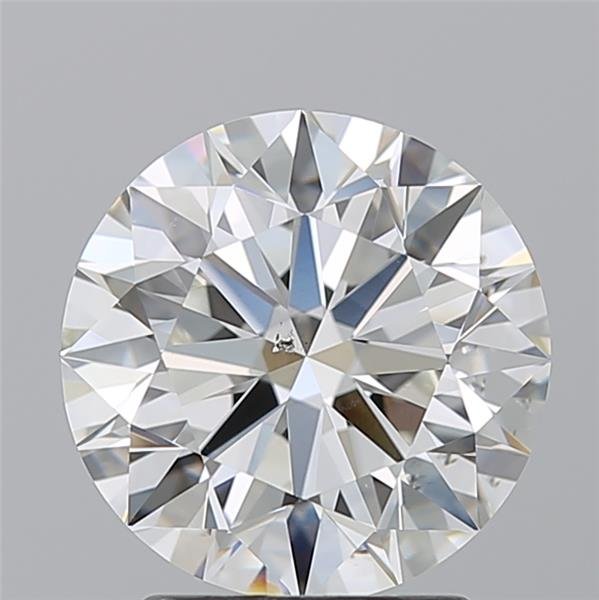 2.70ct J SI1 Rare Carat Ideal Cut Round Diamond