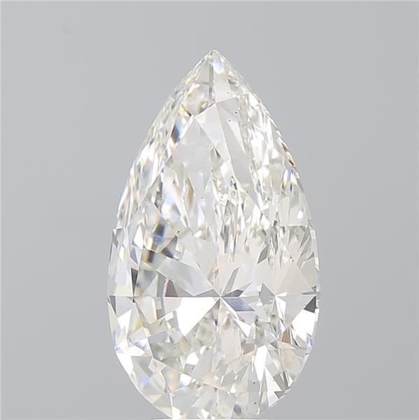 6.58ct I VS2 Rare Carat Ideal Cut Pear Lab Grown Diamond