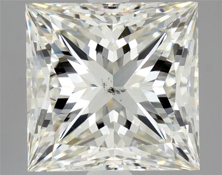 2.53ct K SI2 Rare Carat Ideal Cut Princess Diamond