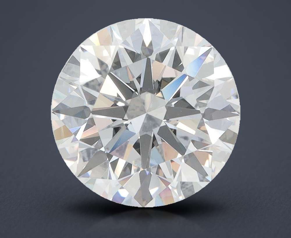 4.02 Carat Round Lab Diamond