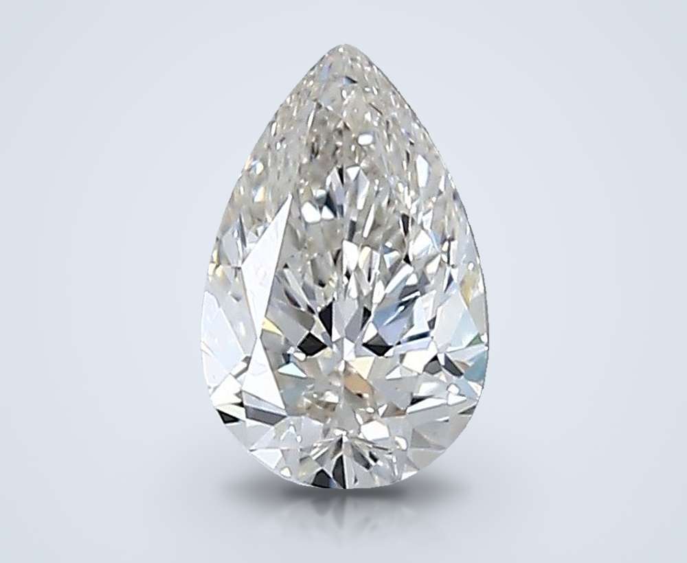 0.51 Carat Pear Natural Diamond